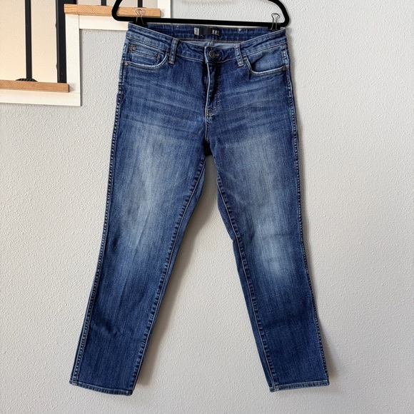 Kut from the Kloth High Rise Cathrine Fab Ab Boyfriend Denim Jeans - Picture 2 of 16